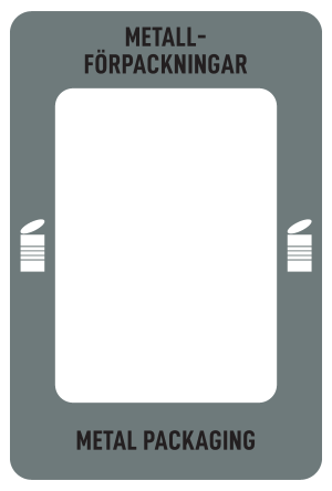 Dekal Canto metallförpackningar för 30 liter