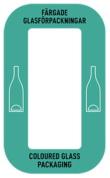 Multi dekal – Färgade glasförpackningar