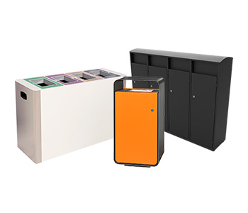 Vapaasti seisovat roskakorit