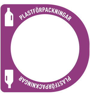 Dekal plastförpackningar Campus Goool