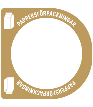 Dekal pappersförpackningar Campus Goool